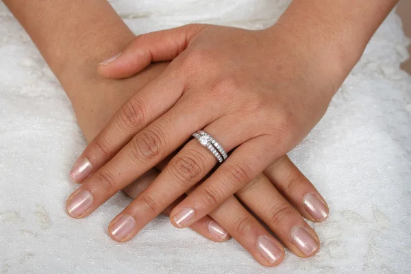 Bridal händer — Stockfoto