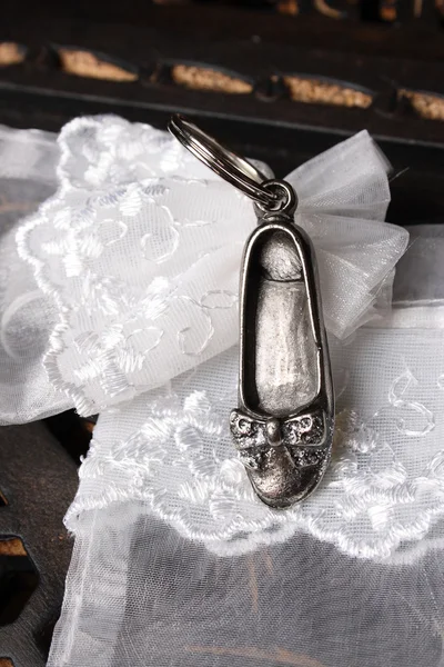Sapato de prata — Fotografia de Stock