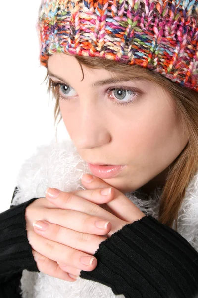 Zima nastolatek — Zdjęcie stockowe