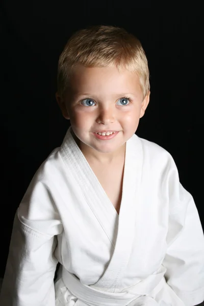 Karate chłopca — Zdjęcie stockowe