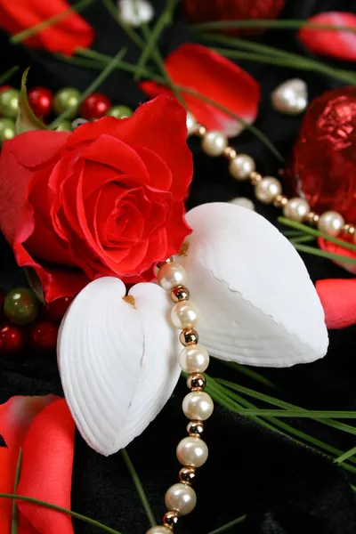 Walentynki biżuteria — Zdjęcie stockowe