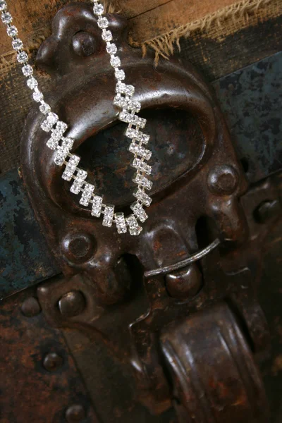 Diamantový náhrdelník — Stock fotografie