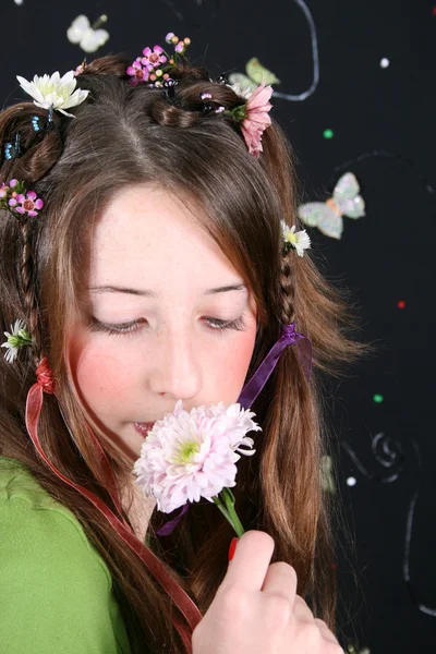 Flower Girl — Stock Photo, Image