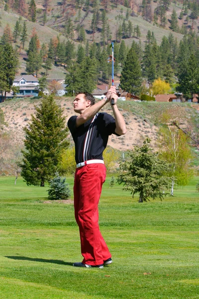 Joven golfista — Foto de Stock