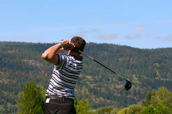 Mannelijke golfer — Stockfoto
