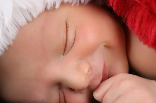Newborn christmas baby — Stock Photo, Image