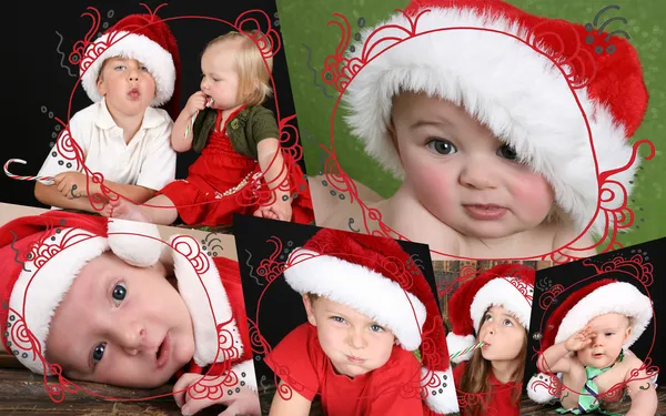 KIDS Bożego Narodzenia — Zdjęcie stockowe