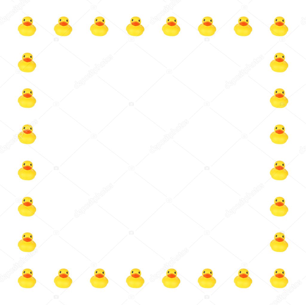 Toy duck border Stock Photo by ©vanell 9269736