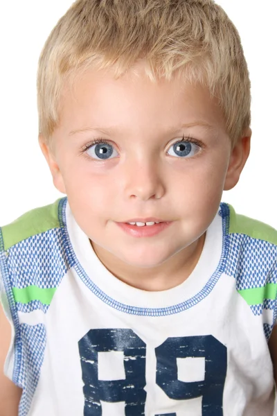 Синій очима хлопчик — стокове фото