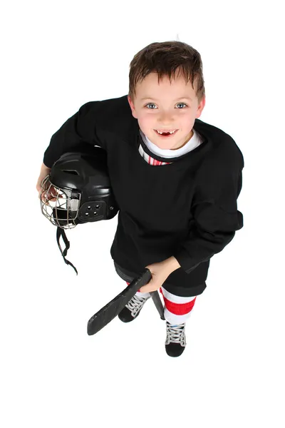 Chłopiec Hokej na lodzie — Zdjęcie stockowe