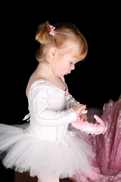 Маленькая балерина — стоковое фото
