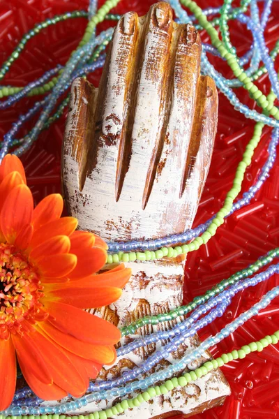 Деревянная рука — стоковое фото