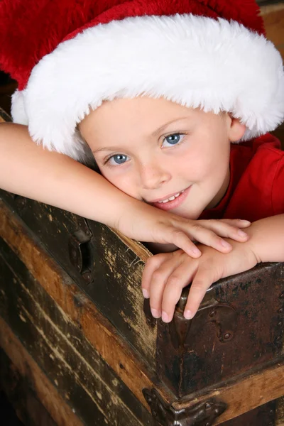 Vánoční chlapec — Stock fotografie