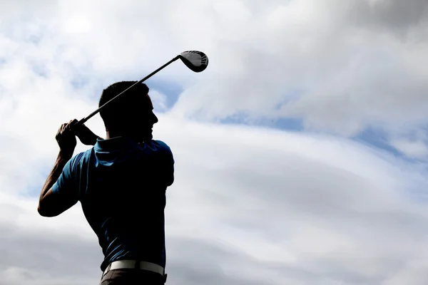 Genç golfçü — Stok fotoğraf