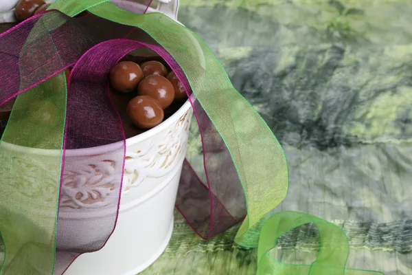 Čokoládové kbelík — Stock fotografie
