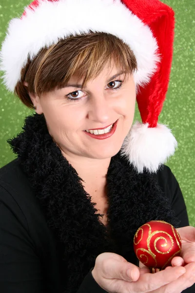 Noel lady — Stok fotoğraf