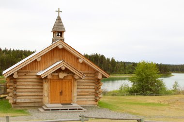 Log Chapel clipart