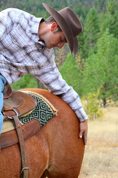 Apaixonado cowboy — Fotografia de Stock