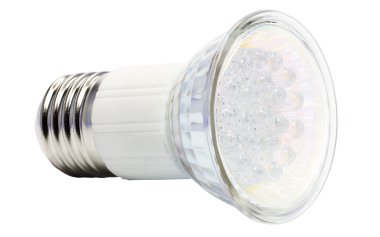 Energy-saving LED bulb. clipart