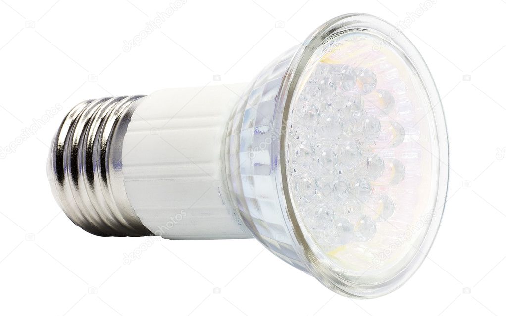 Energy-saving LED bulb.