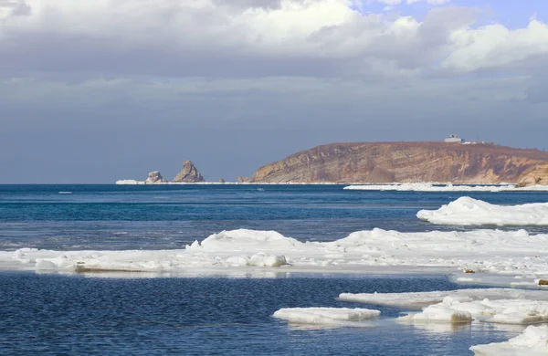 Superficie del mar hielo — Foto de Stock