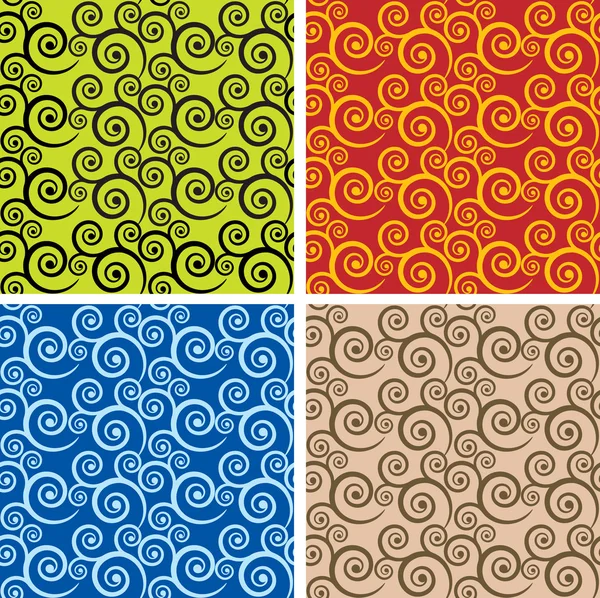 stock vector Seamless swirl