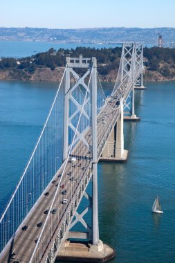 San Francisco Bay bridge clipart