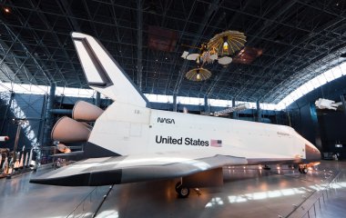 CHANTILLY, VIRGINIA - OCTOBER 10: Space Shuttle Enterprise clipart