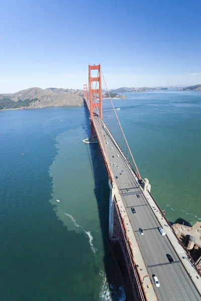 De golden gate brug luchtfoto — Stockfoto