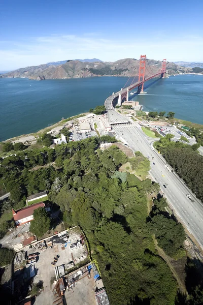 Il Golden Gate Bridge Veduta aerea — Foto Stock