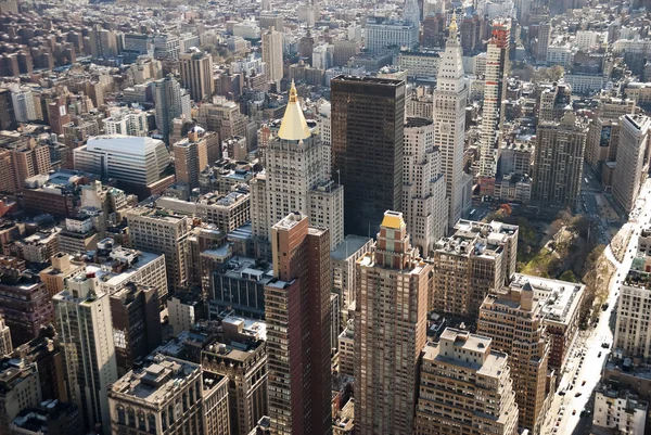 Нью-Йорк Сити в верхней части города — стоковое фото