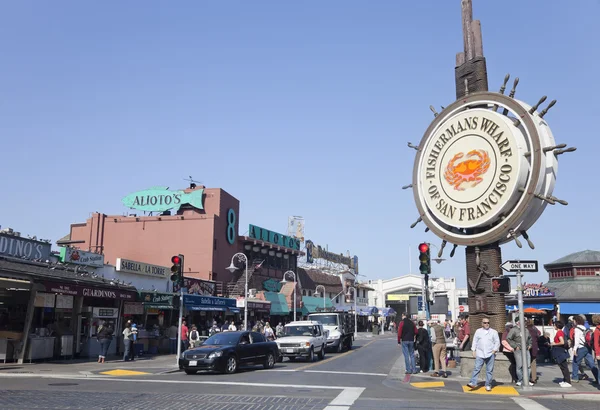 San francisco, usa-oktober 25: fishermans wharf i san francisco — Stockfoto