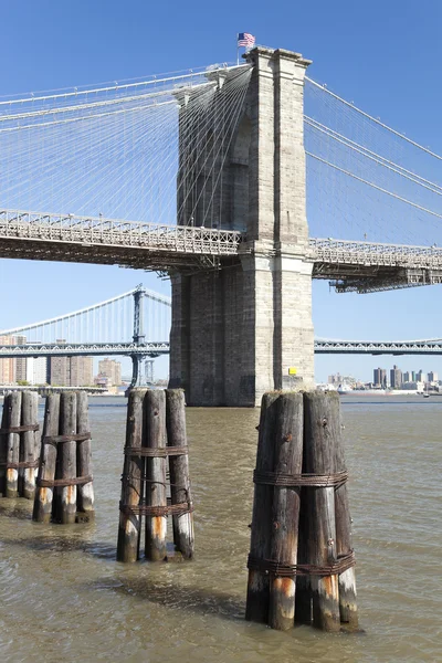 Nowy Jork Brooklyn Bridge — Zdjęcie stockowe