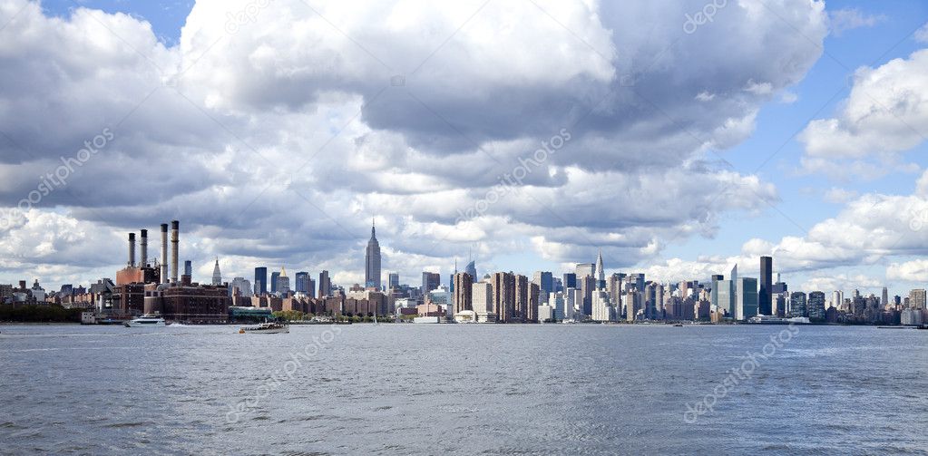 The New York City Uptown skyline