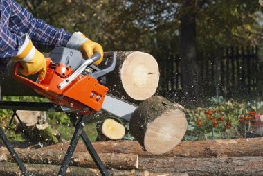 The chainsaw clipart