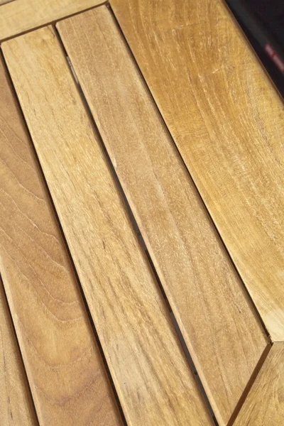 Détail de table en bois — Photo