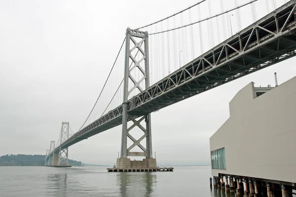 Suspension Oakland Bay Bridge in San Francisco to Yerba Buena — Stock Photo, Image