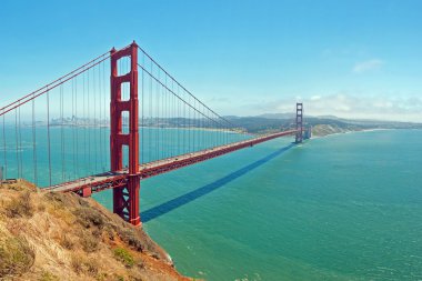 golden gate Köprüsü san francisco güzel masmavi oce ile