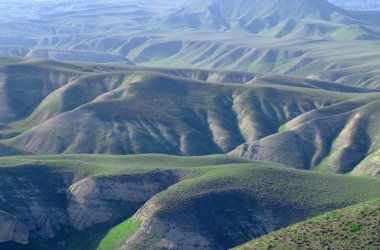 Türkmenistan ashgabad dağda ilkbahar