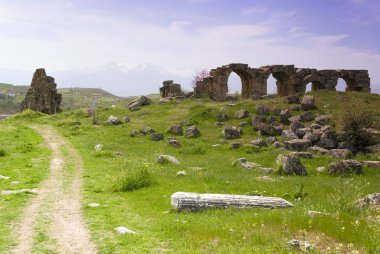 The Ruins of Laodicea a city of the Roman Empire in modern-day , Turkey,Pamukkale,Denizli.