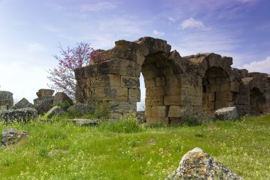 The Ruins of Laodicea a city of the Roman Empire in modern-day , Turkey,Pamukkale,Denizli.
