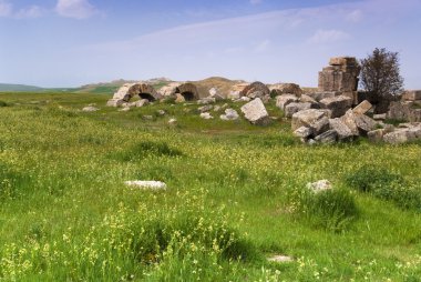 The Ruins of Laodicea a city of the Roman Empire in modern-day , Turkey,Pamukkale,Denizli.