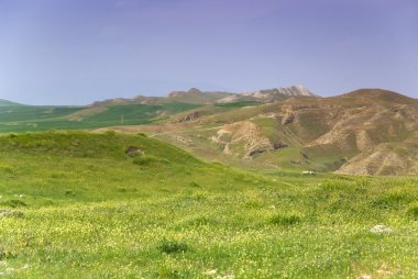 Türkiye, pamukkale, Laodikeia bahar dağlar