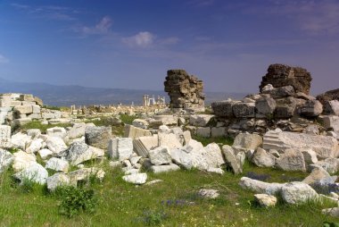 The Ruins of Laodicea a city of the Roman Empire in modern-day , Turkey,Pamukkale,Denizli.