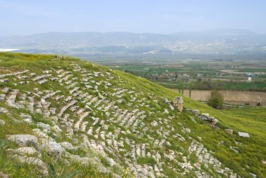 antik kalıntıları tiyatronun Laodikeia imparatorluk günümüz, Türkiye, denizli şehir kalıntıları.