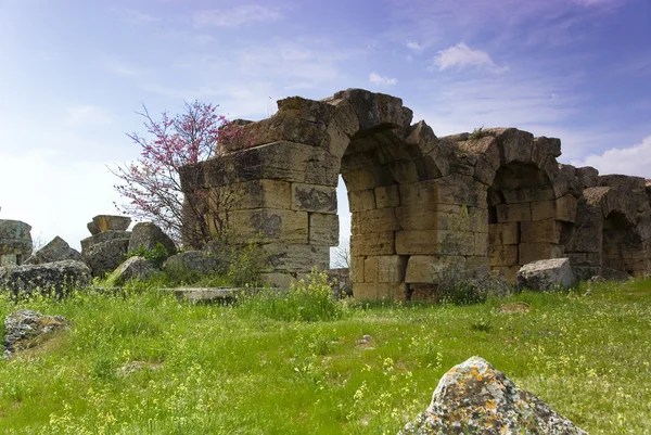 Ruinerna av laodicea en stad av det romerska riket i moderna, Turkiet, pamukkale, denizli. — Stockfoto