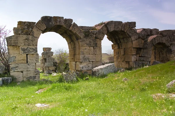 Τα ερείπια της Λαοδικείας, μια πόλη της Ρωμαϊκής Αυτοκρατορίας στη σύγχρονη Τουρκία, pamukkale, Ντενιζλί. — Φωτογραφία Αρχείου