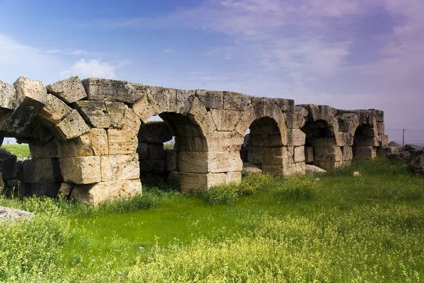 Las ruinas de Laodicea una ciudad del Imperio Romano en la actualidad, Turquía, Pamukkale, Denizli . —  Fotos de Stock