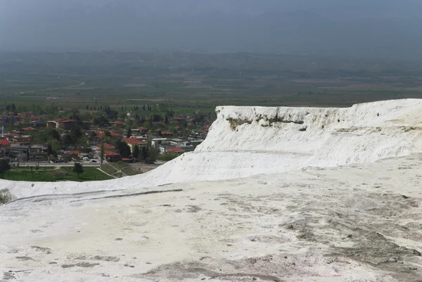 Τραβερτίνη πισίνες και βεράντες, pamukkale, Τουρκία — Φωτογραφία Αρχείου