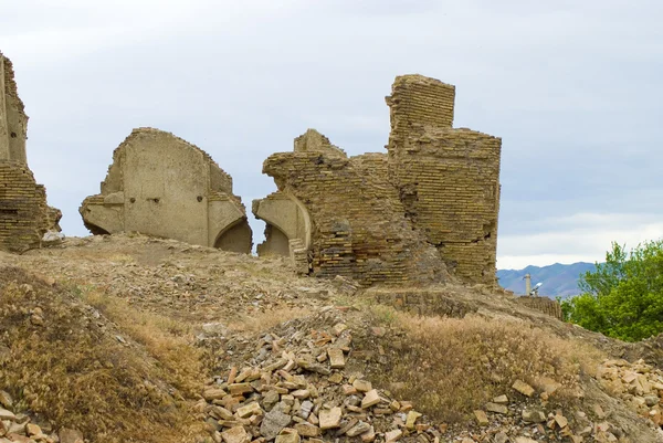 stock image The ruined historic mosque in Turkmenistan Ashgabad Anau-depe